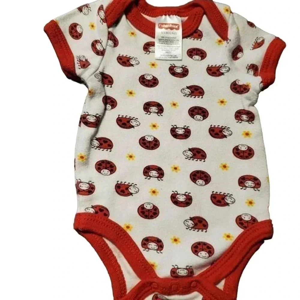 0-3 month Baby Assortment, Baby Shirts, Onepieces, Pants, Used, 9 pieces